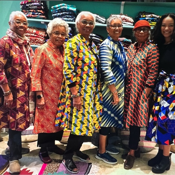 Zuri Kenya Dresses Zuri Just One Dress In Bold Geometric Print